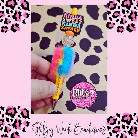 KINDA SWEET KINDA SAVAGE REFILLABLE INK PENS