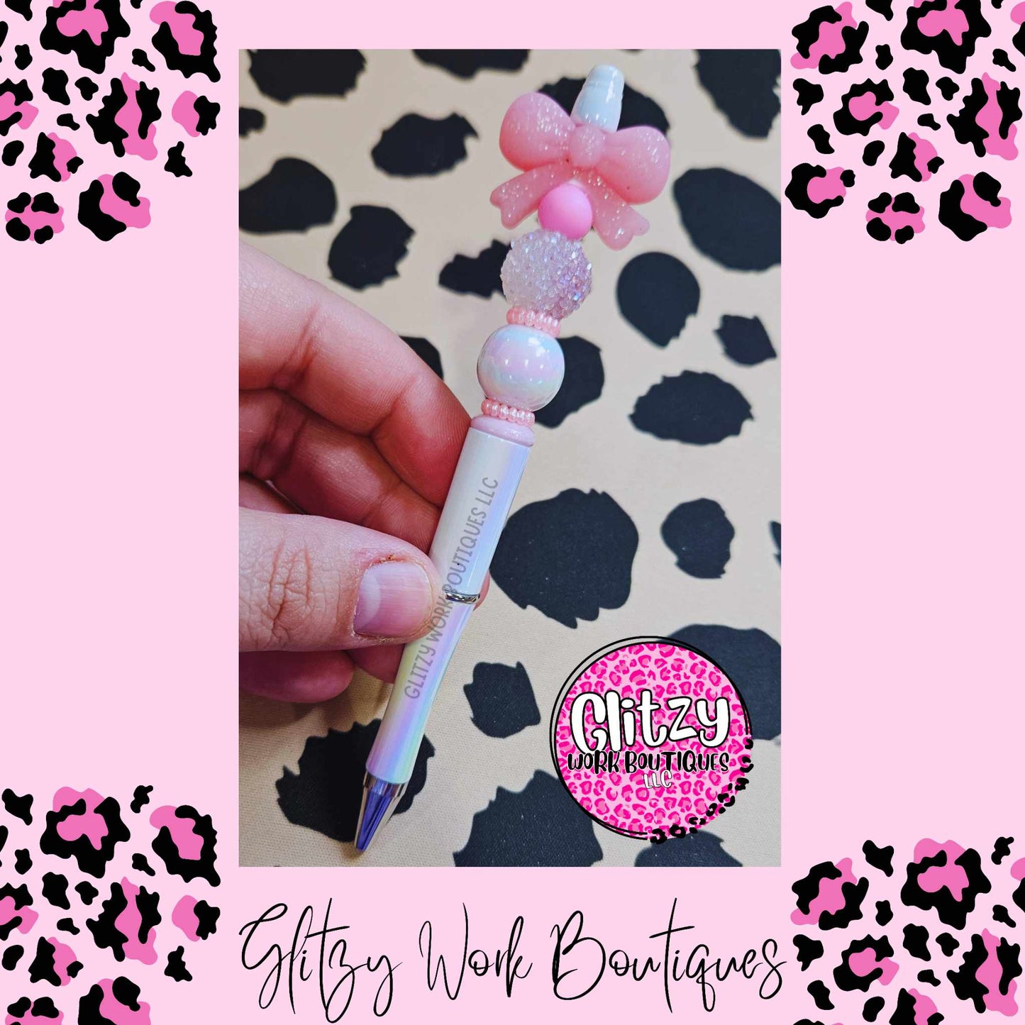 COQUETTE BOW REFILLABLE INK PENS