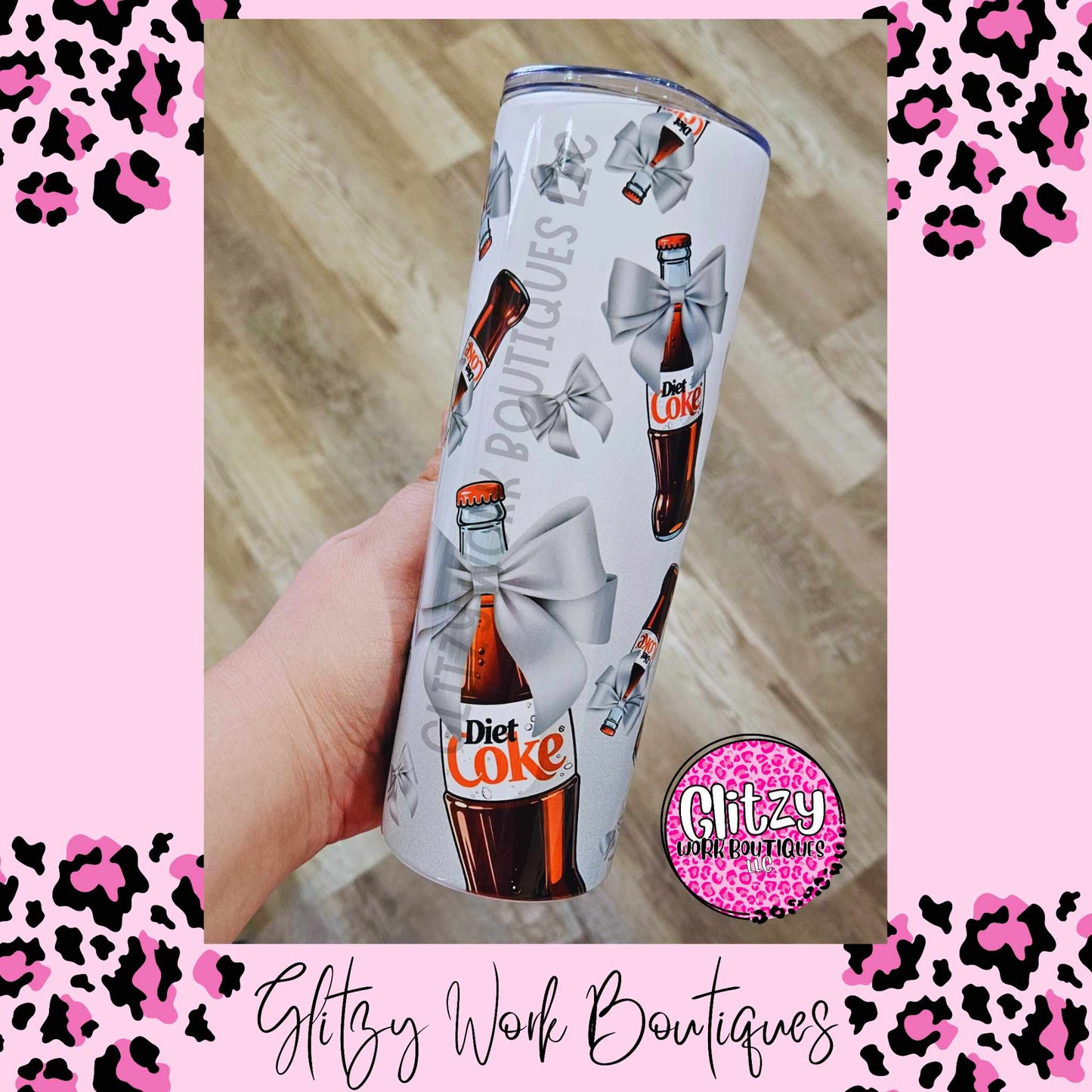 DIET COKE COQUETTE BOW TUMBLER