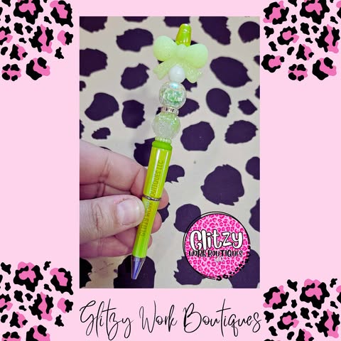 COQUETTE BOW REFILLABLE INK PENS