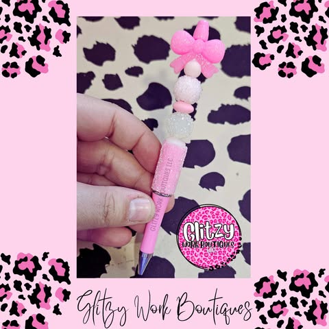 COQUETTE BOW REFILLABLE INK PENS