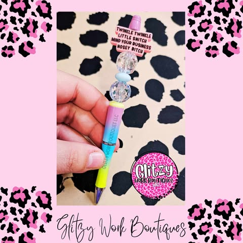 TWINKLE TWINKLE LITTLE BITCH MIND YOUR BUSINESS NOSEY BITCH REFILLABLE INK PENS