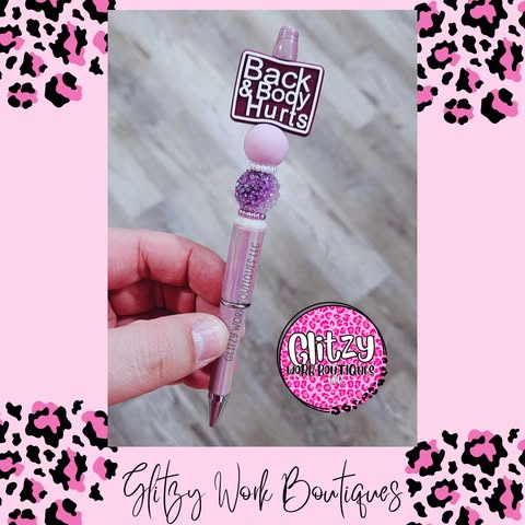 BACK & BODY HURTS REFILLABLE INK PENS