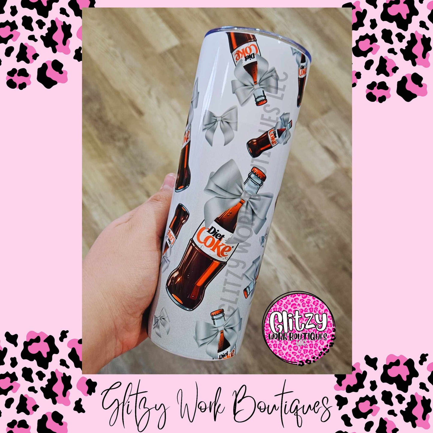 DIET COKE COQUETTE BOW TUMBLER