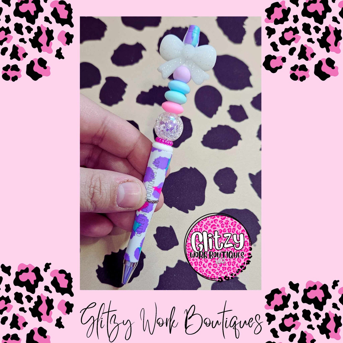 COQUETTE BOW REFILLABLE INK PENS