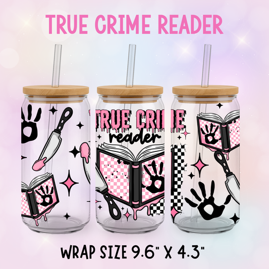 TRUE CRIME READER UV CUP WRAP