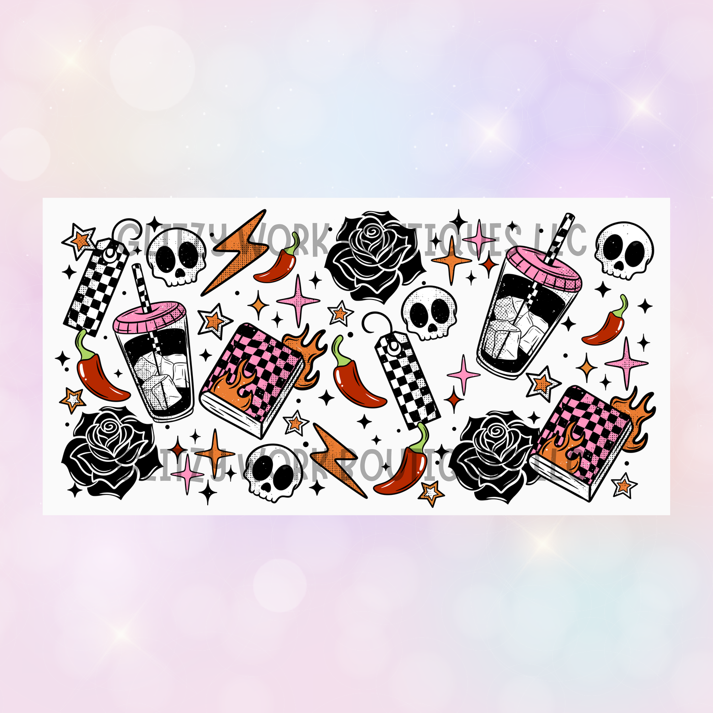 FIRE & BOOKS UV CUP WRAP