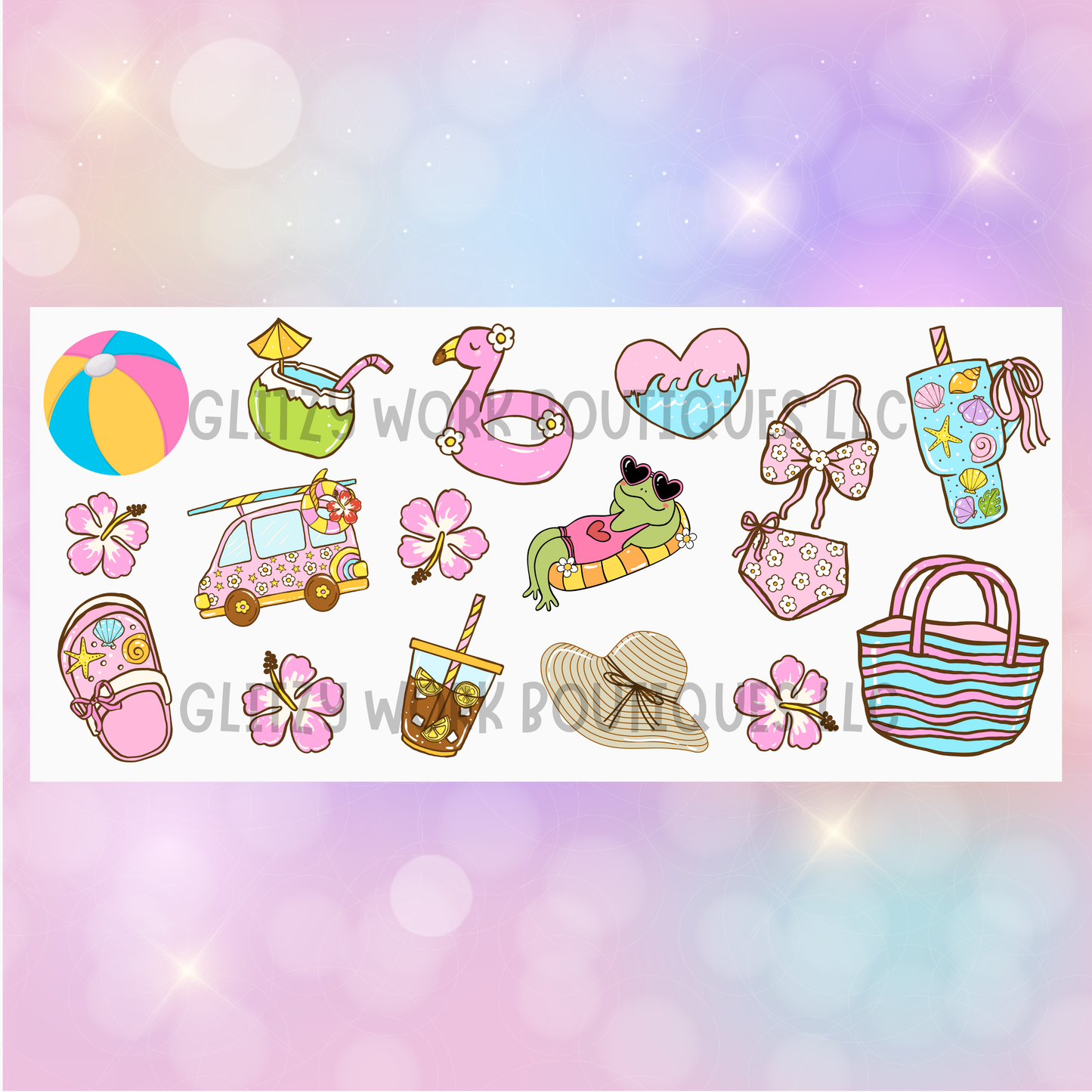 BEACH'N SUMMER CUP WRAP