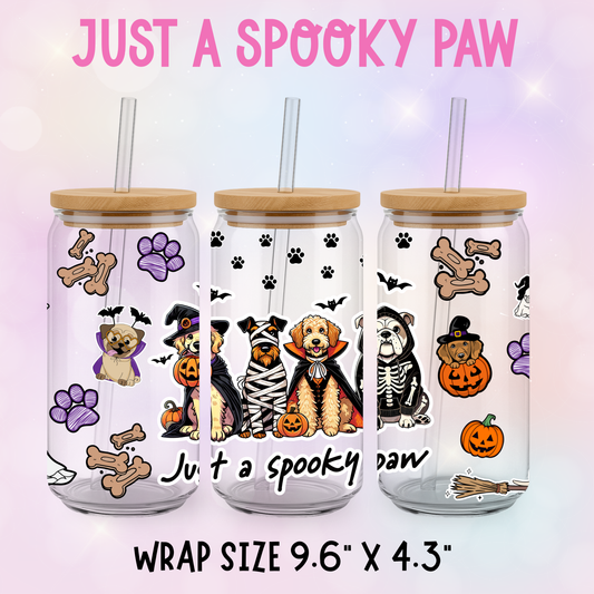 JUST A SPOOKY PAW CUP WRAP