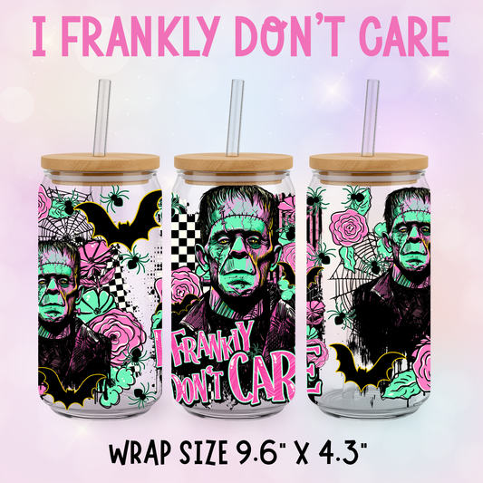 I FRANKLY DON'T CARE CUP WRAP