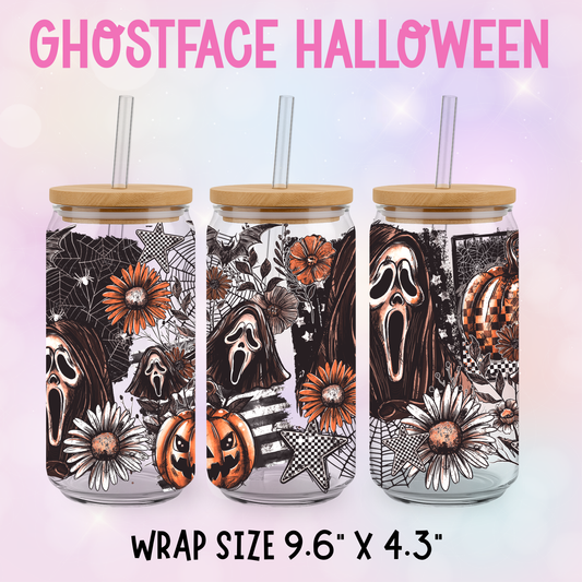 GHOSTFACE HALLOWEEN CUP WRAP