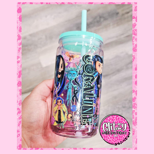 CORALINE DRIP SNOW GLOBE TUMBLER