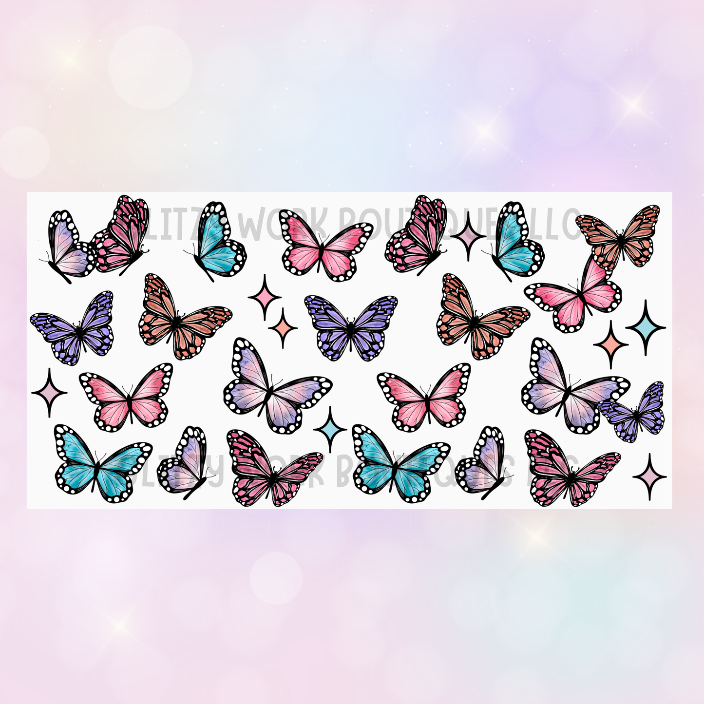 BUTTERFLIES UV CUP WRAP