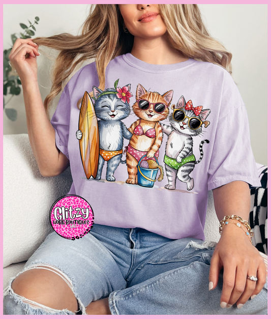 BIKINI SUMMER CATS PRINTED APPAREL