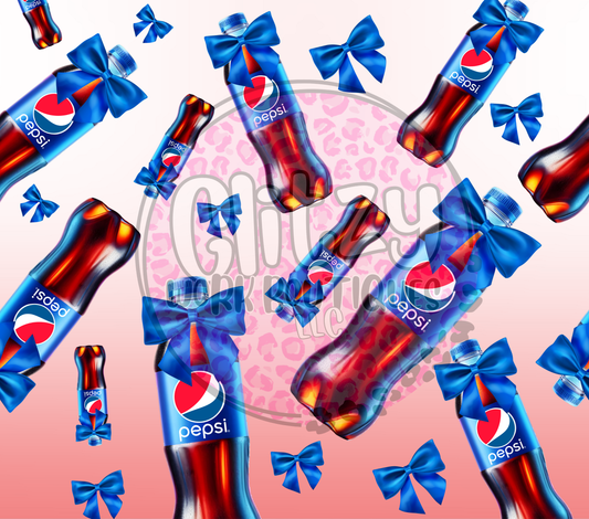 PEPSI RED & WHITE OMBRE SUBLIMATION TUMBLER TRANSFER