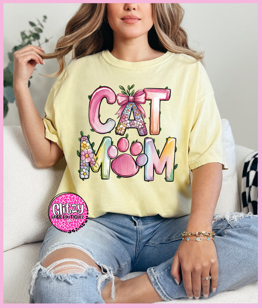 CAT MOM PRINTED APPAREL