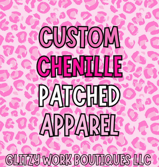 CUSTOM CHENILLE PATCHED APPAREL