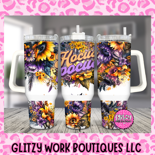 HOCUS POCUS FLORAL 40oz TUMBLER