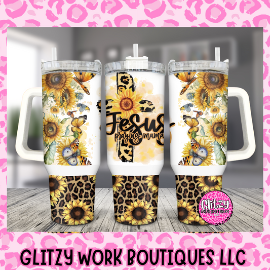 JESUS PRAYING MAMA 40oz TUMBLER