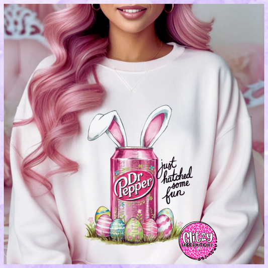 JUST HATCHED SOME FUN DR PEPPER PRINTED APPAREL