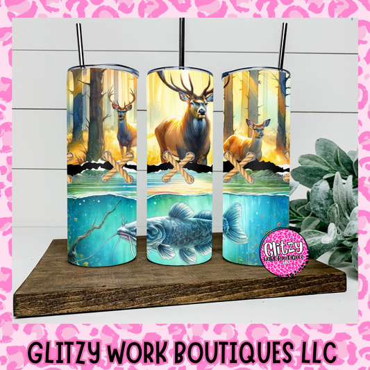 HUNTIN' & FISHIN' TUMBLER