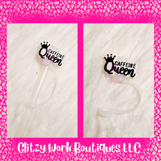 CAFFEINE QUEEN STRAW TOPPER