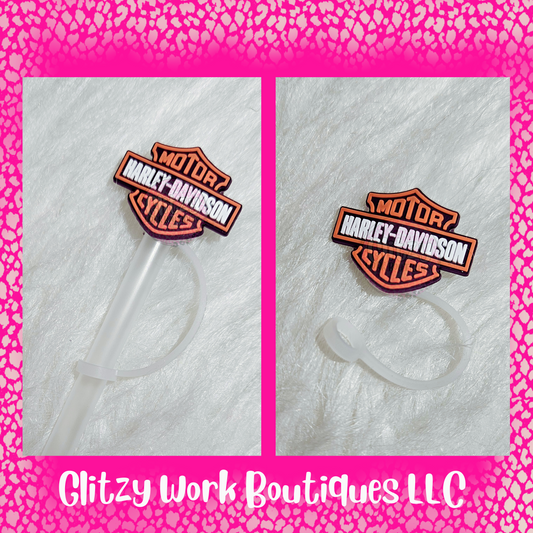HARLEY DAVIDSON STRAW TOPPER