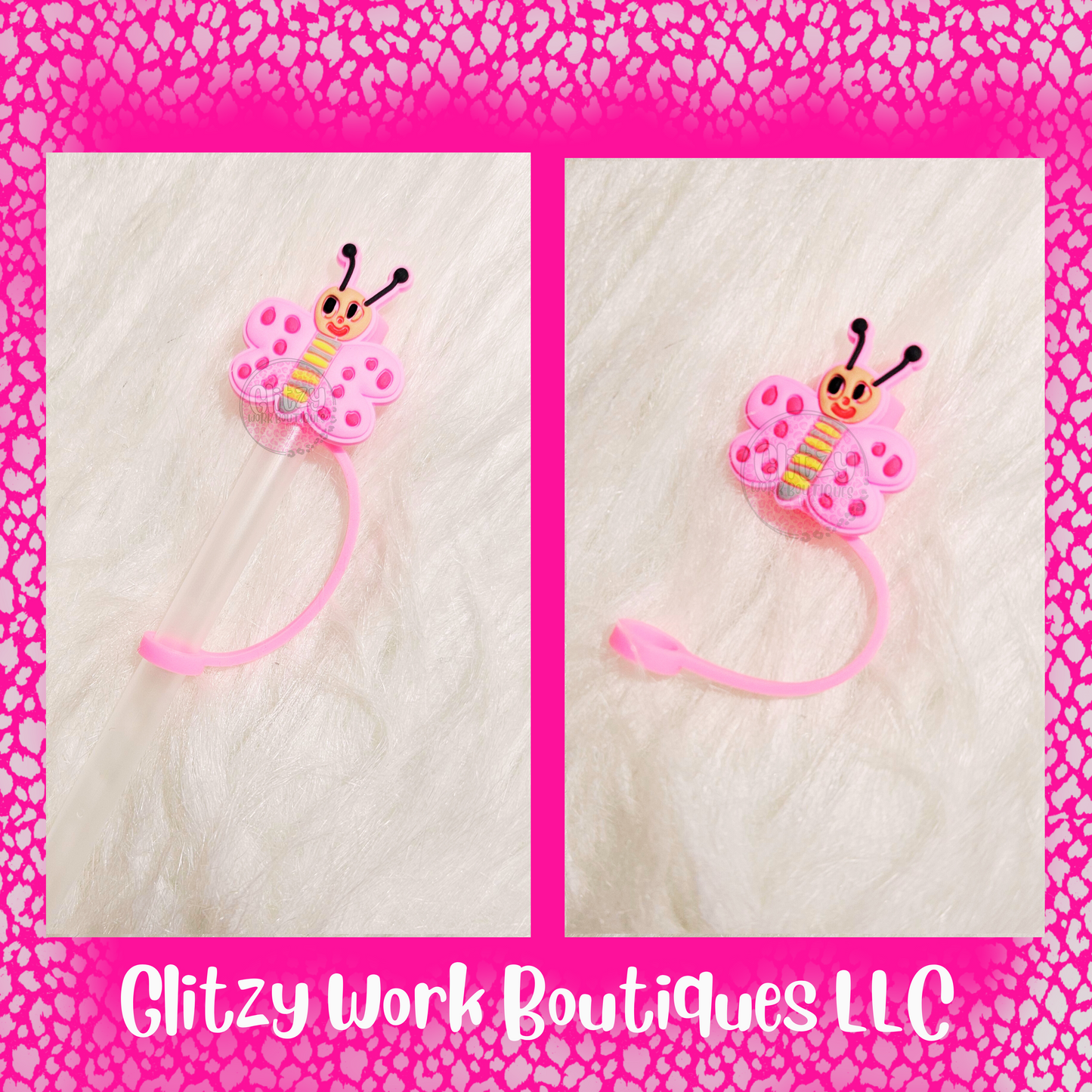 BUTTERFLY STRAW TOPPER