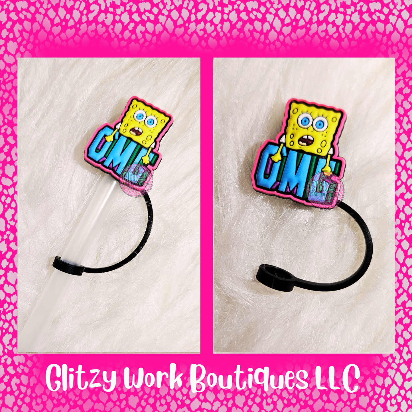 O.M.G SPONGEBOB STRAW TOPPER