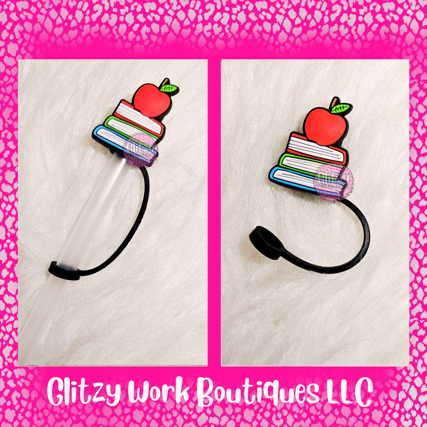 LOVE TEACHIN STRAW TOPPER