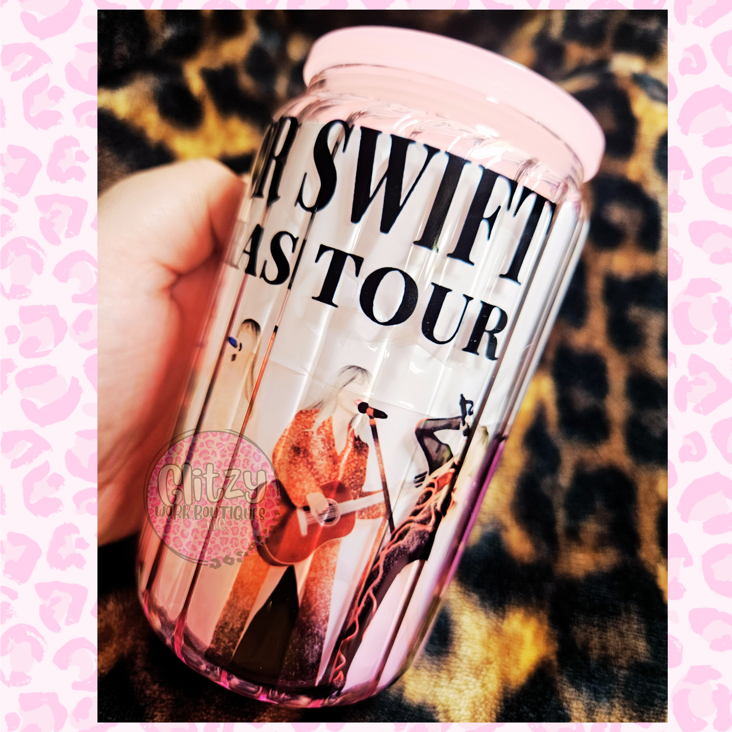 TAYLOR SWIFT THE ERAS TOUR 16OZ LIBBEY GLASS