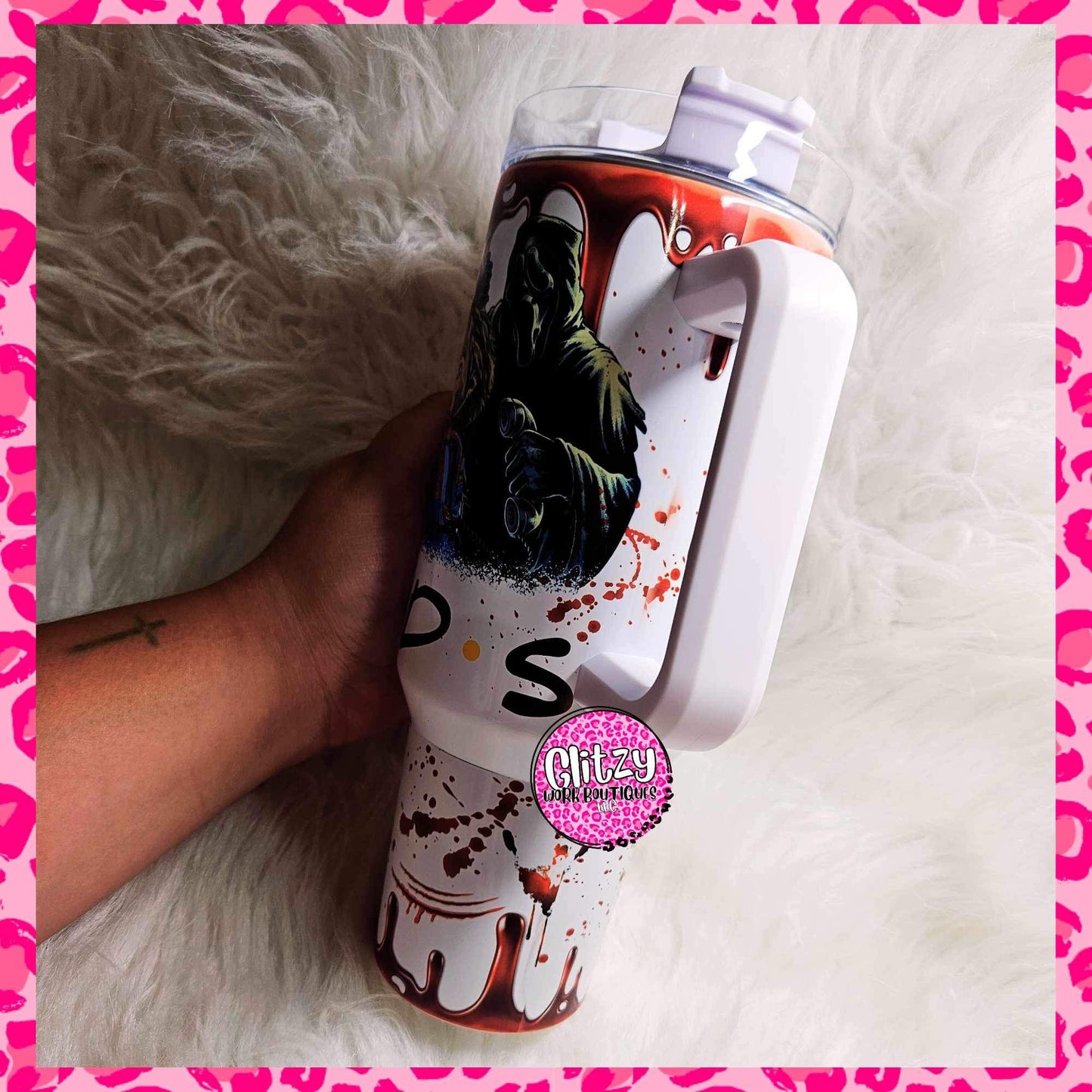 FRIENDS HORROR DUPE 40OZ TUMBLER