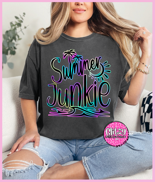 NEON SUMMER JUNKIE PRINTED APPAREL