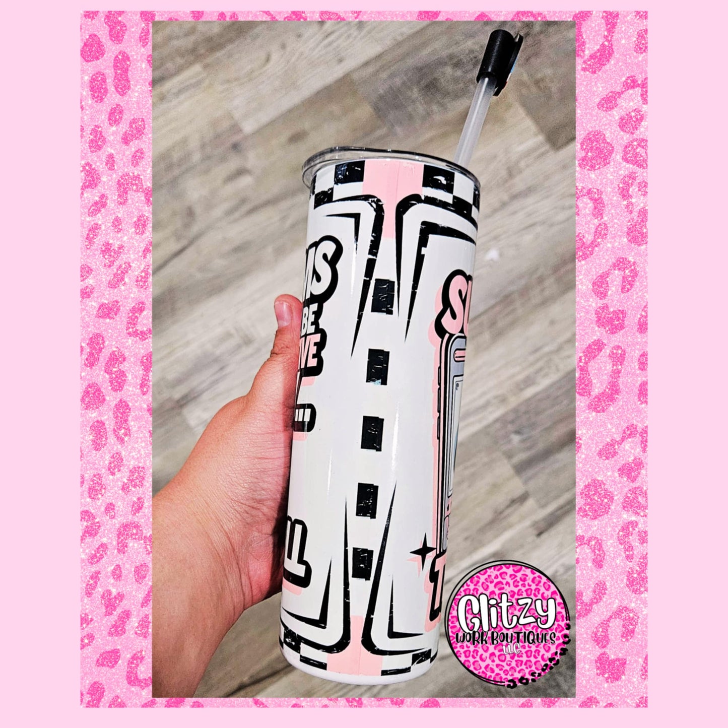 SUSPECT CLAIMS SHE'LL BE PRODUCTIVE... IS DEEP IN A TIKTOK SCROLL TUMBLER