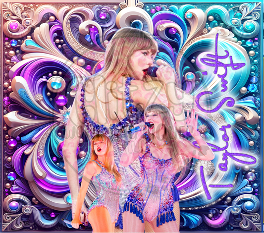 TAYLOR SWIFT SUBLIMATION TUMBLER TRANSFER