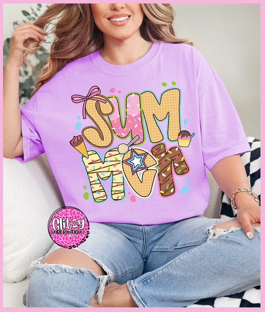 SUMMER SPRINKLE WAFFLECONE PRINTED APPAREL