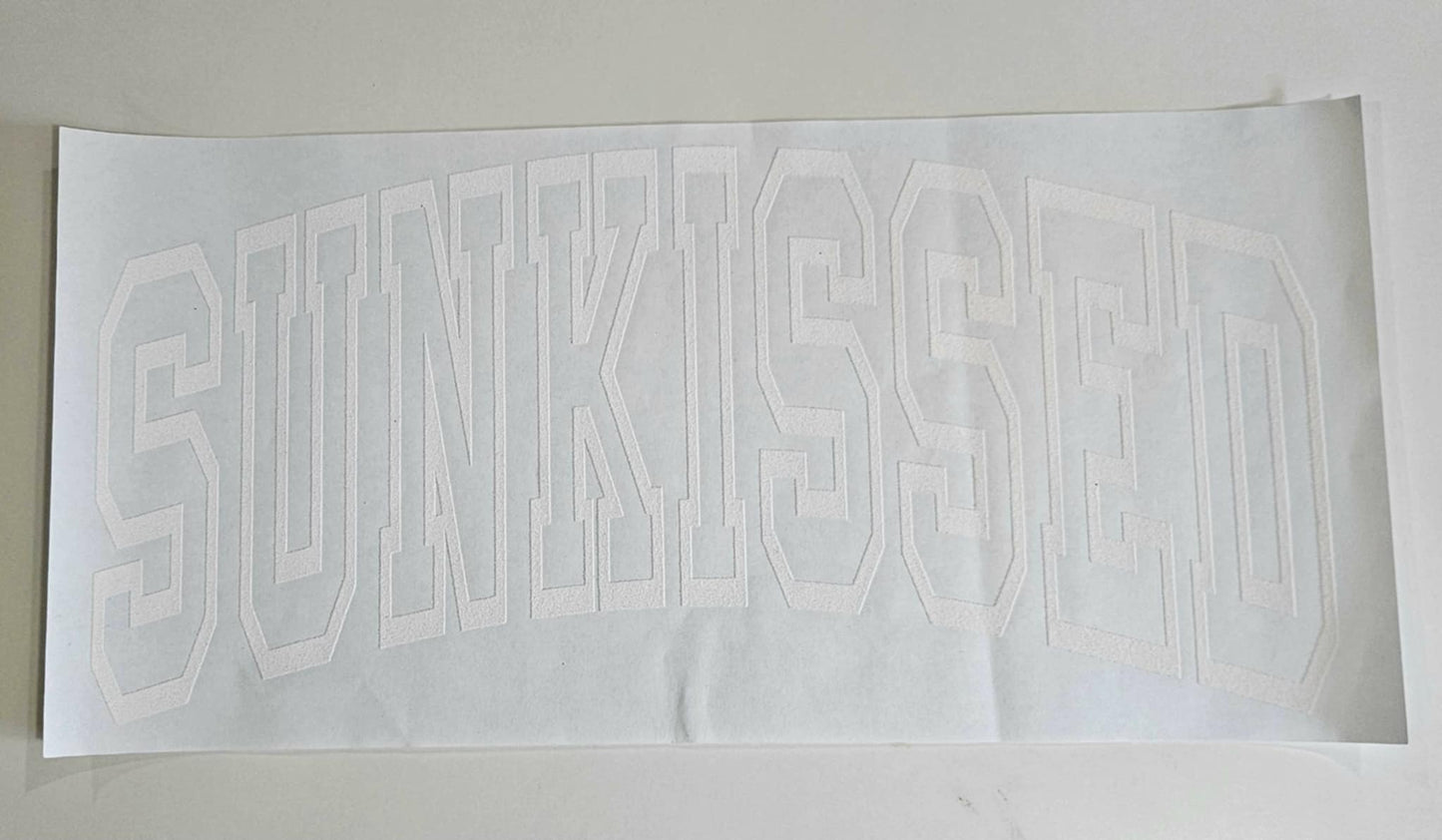 SUNKISSED (WHITE PRINT)