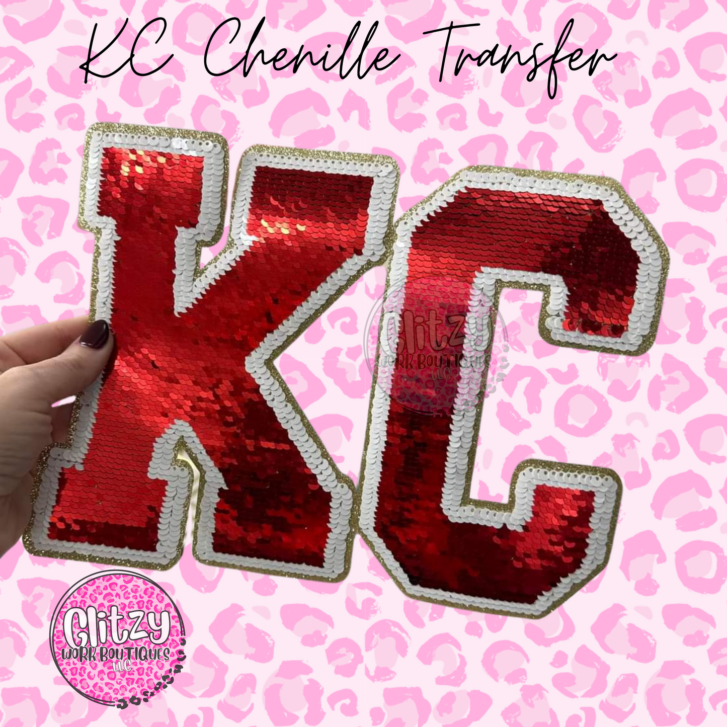 KC SEQUIN PATCHED APPAREL