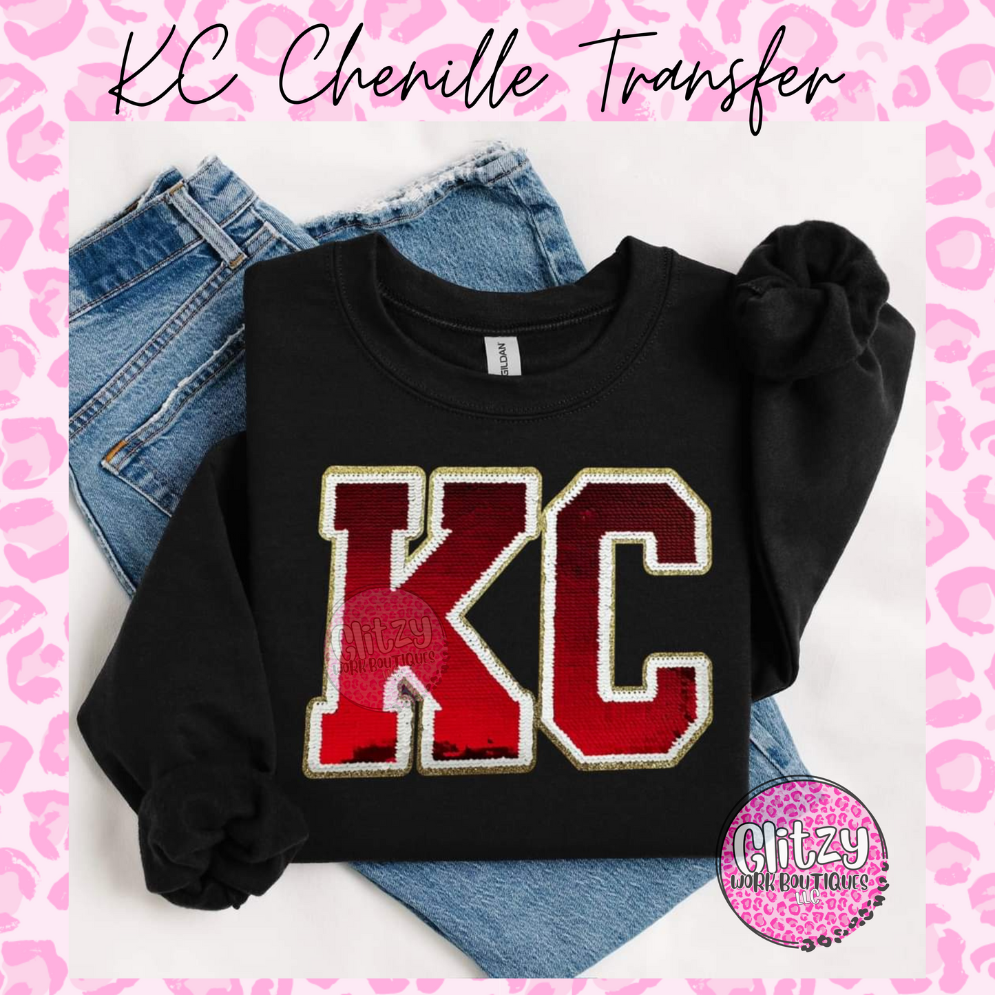 KC SEQUIN PATCHED APPAREL