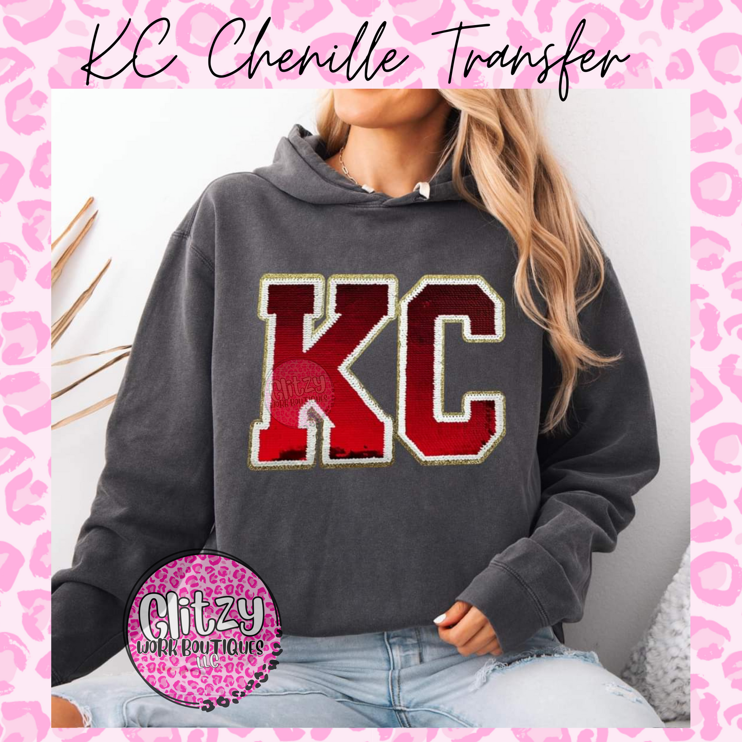 KC SEQUIN PATCHED APPAREL