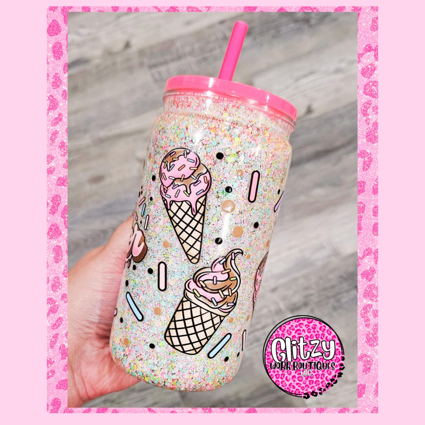 SWEET SUMMER SNOW GLOBE TUMBLER