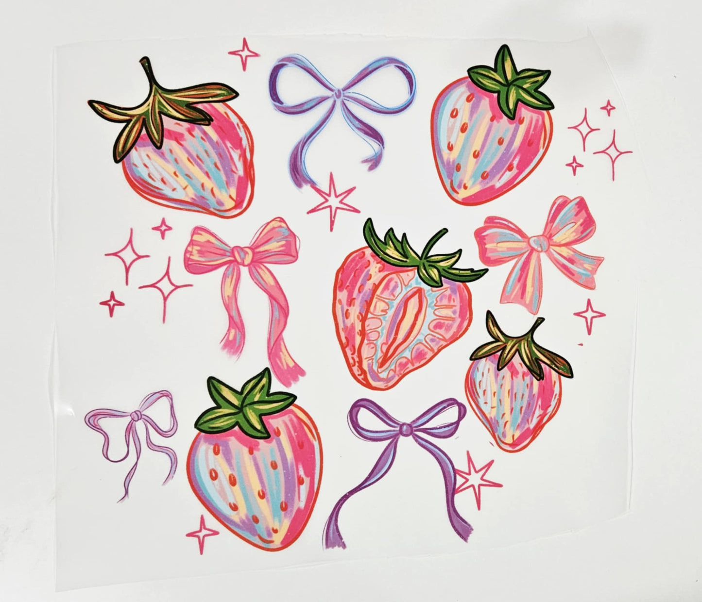 STRAWBERRIES COQUETTE BOW