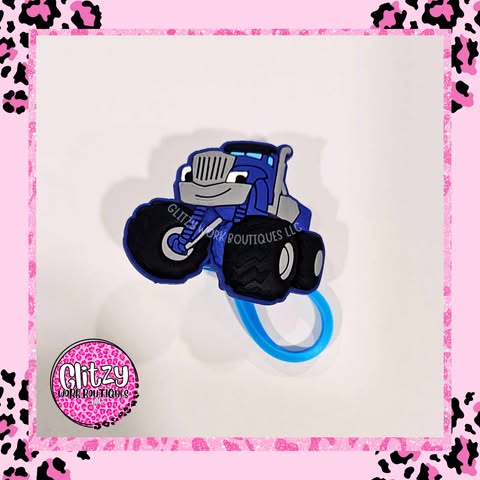 MONSTER TRUCK STRAW TOPPERS
