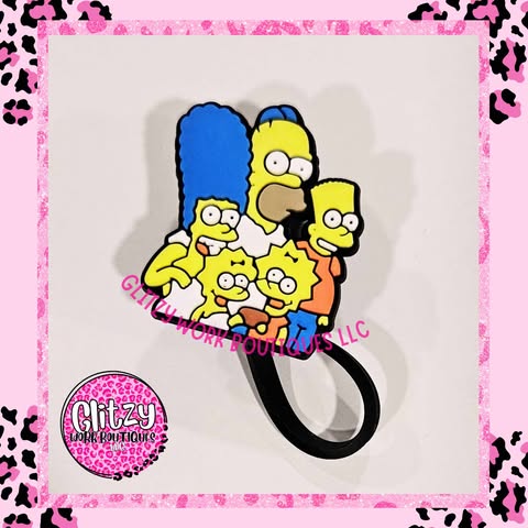 THE SIMPSONS STRAW TOPPER