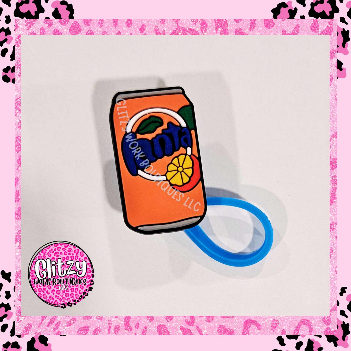 FANTA ORANGE STRAW TOPPER