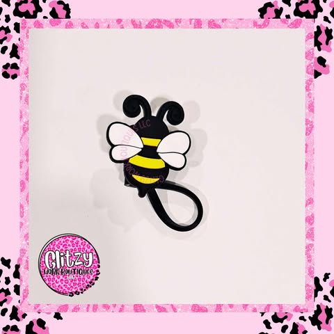 BUMBLE BEE STRAW TOPPER
