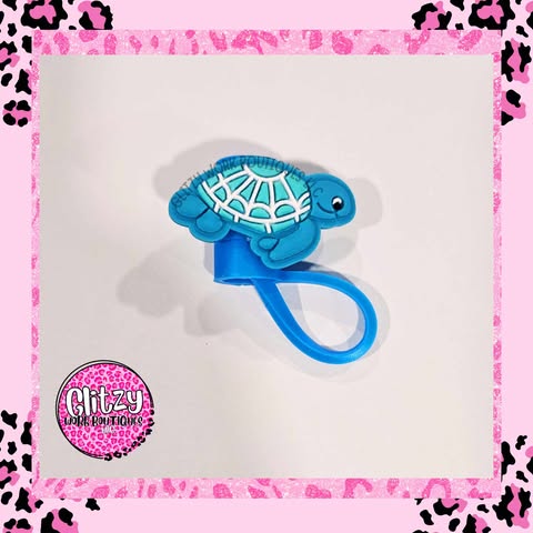 SEA TURTLE STRAW TOPPER