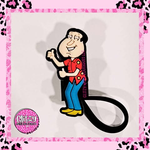 CHARACTERS OF FAMILY GUY STRAW TOPPERS