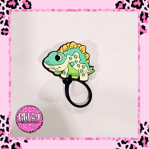 STEGOSAURUS STRAW TOPPER