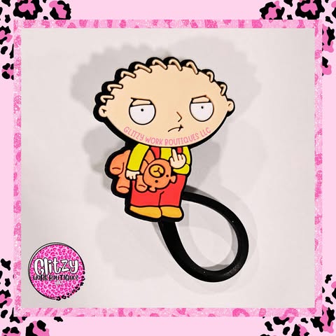 CHARACTERS OF FAMILY GUY STRAW TOPPERS